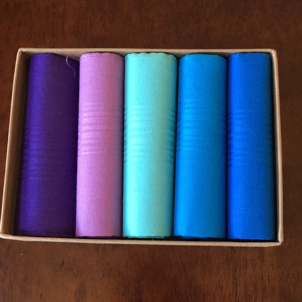 Hipster 100% Cotton Men’s Handkerchiefs Set NWOT